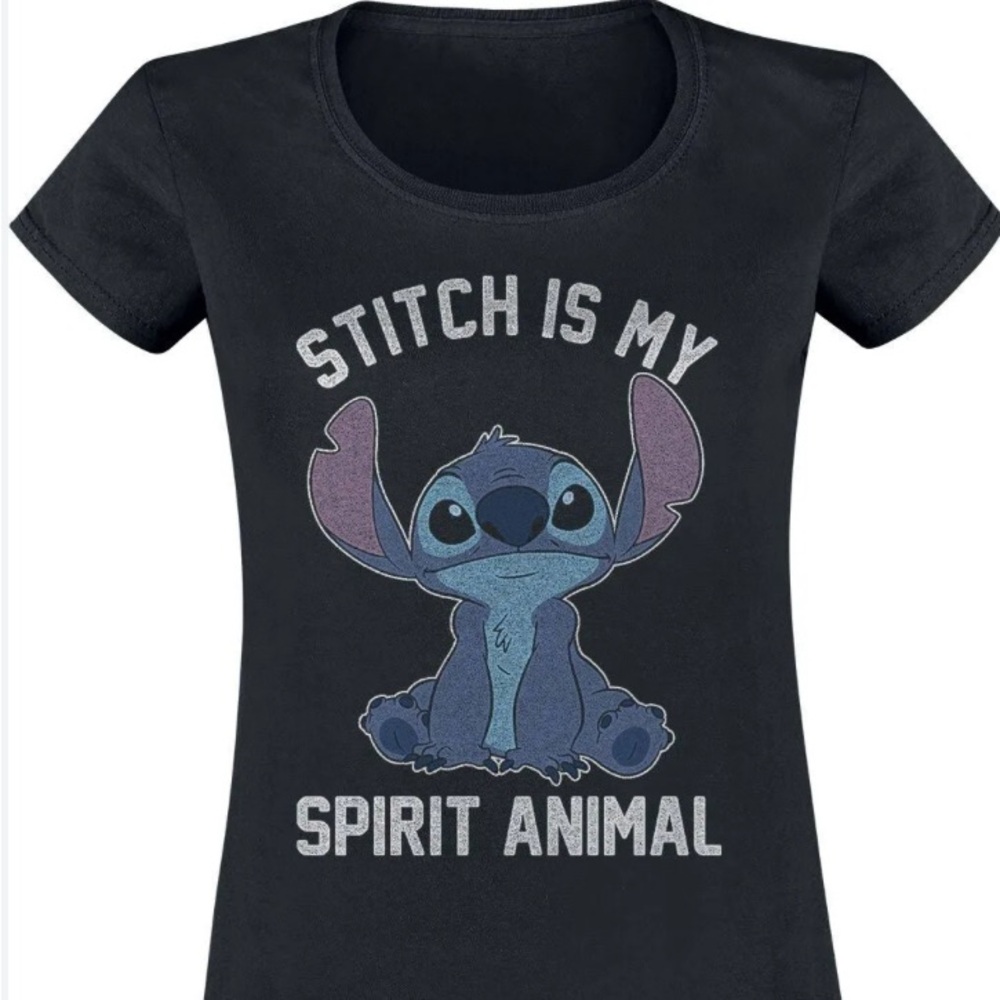 Disney Lilo & Stitch Stitch Spirital Animal girls Medium Black New